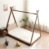 Indoor Playground Wooden Swing Kids Floor Bed