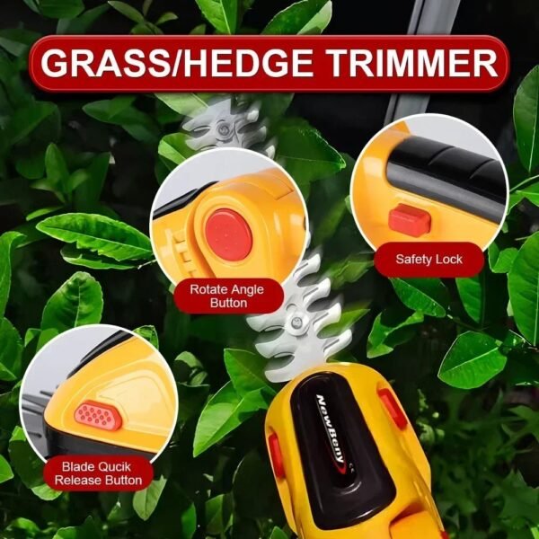 Rapid Trim Cordless Powerful Handheld Mower Tool