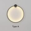 Minimalist LED Circle Background Wall Lamp