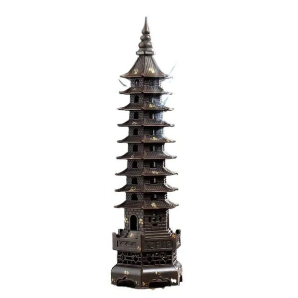 Zen Tower-Style Smoke Waterfall Incense Burner