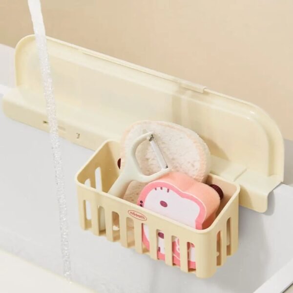 Built-in Basket Adjustable Sink Water Splash Protector