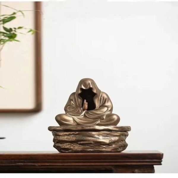 Silent Monk Backflow Ceramic Incense Burner
