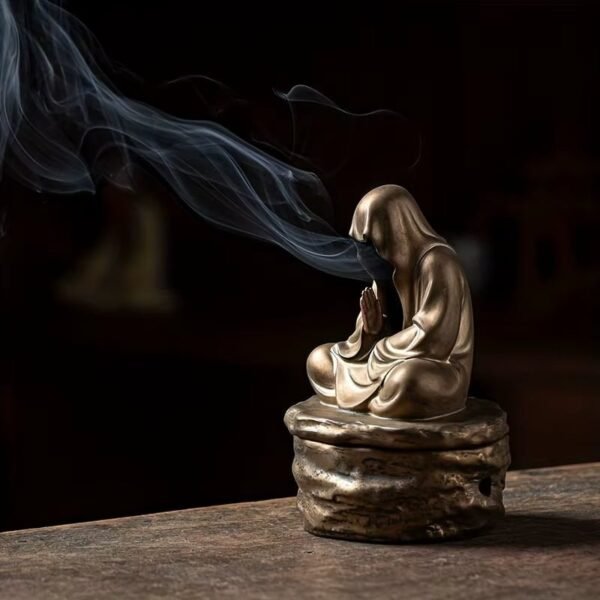 Silent Monk Backflow Ceramic Incense Burner