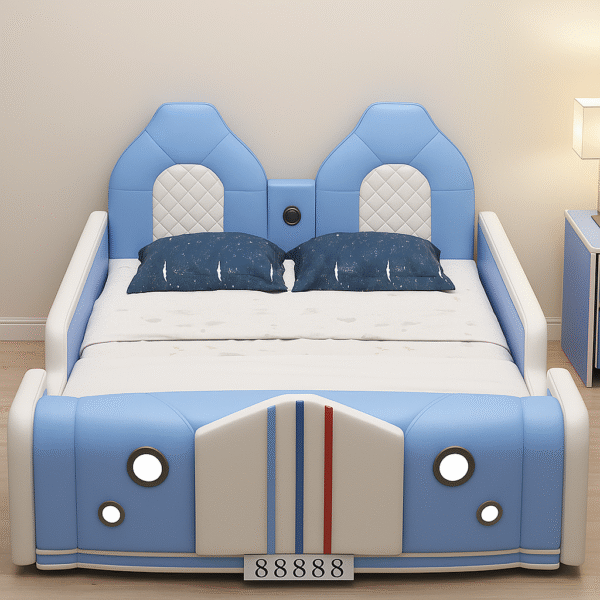 image_2025-06-20_170022249-1.png Classic Car Style Built-In Speaker Kids Bed