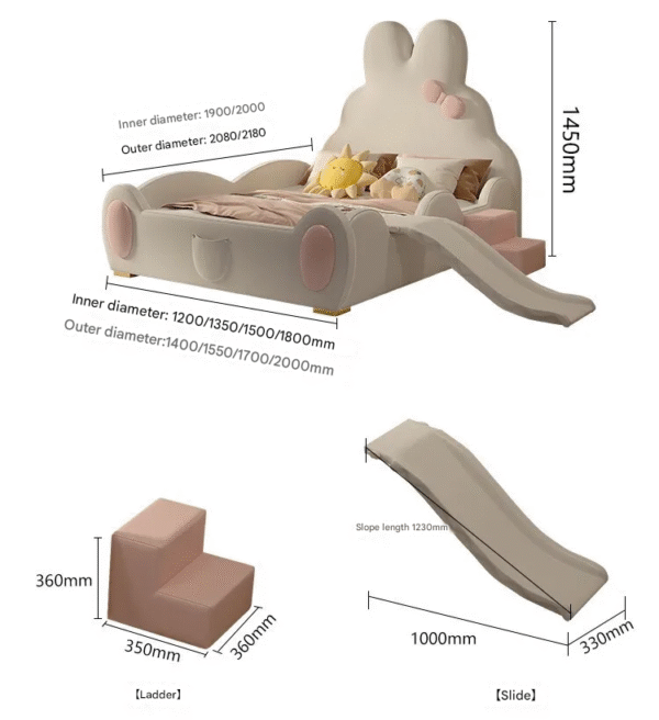 image_2025-06-21_114522135.png Jumpy Rabbit Cozy Kids Slide Bed