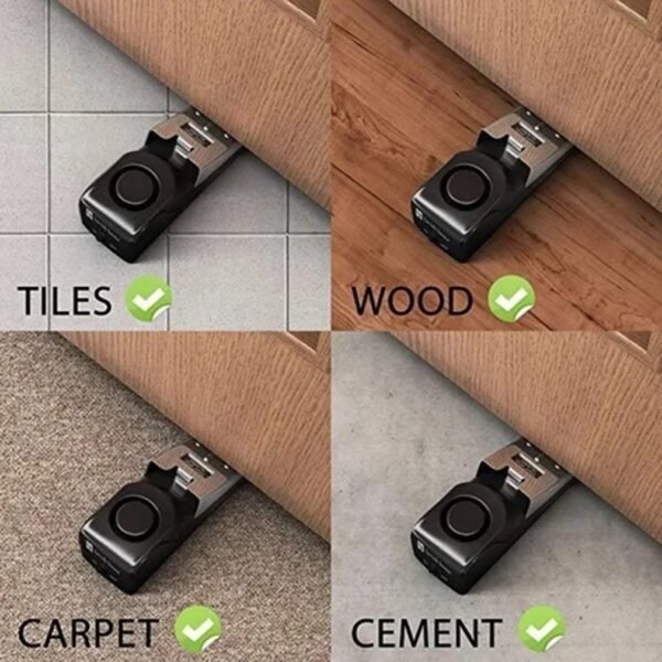 Portable Wireless Alarm Door Stopper