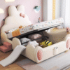 xs12s21dx_21ef78ea-84b1-4da3-94ff-de3e00950fb5.png Jumpy Rabbit Cozy Kids Slide Bed